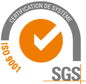 ISO 9001 — Certificación de sistema de gestión, otorgada por SGS Certificación ISO 9001 otorgada por SGS